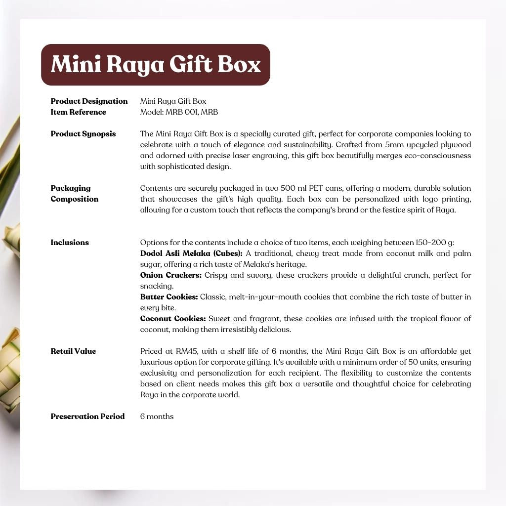 Mini Raya Gift Box